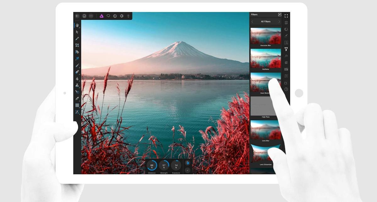 Affinity Photo — RAW development and retouching workspace