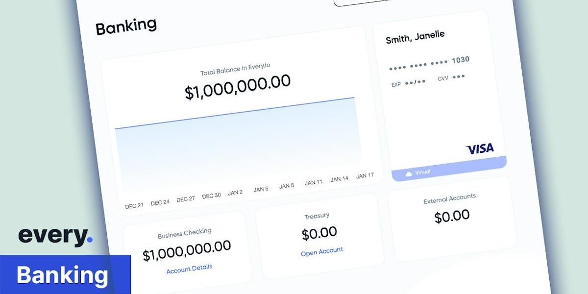Every — startup back-office dashboard