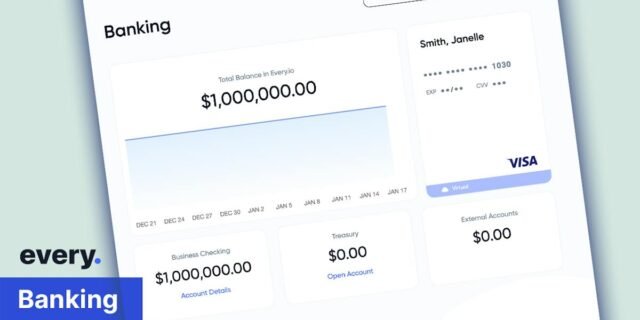 Every — startup back-office dashboard