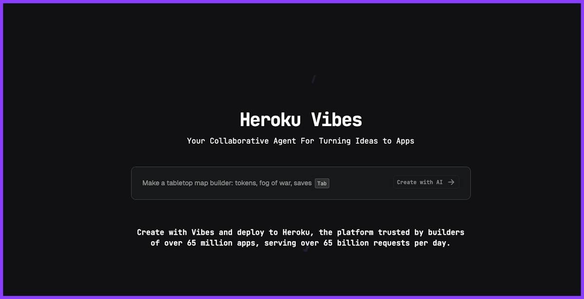 Heroku — managed app dashboard