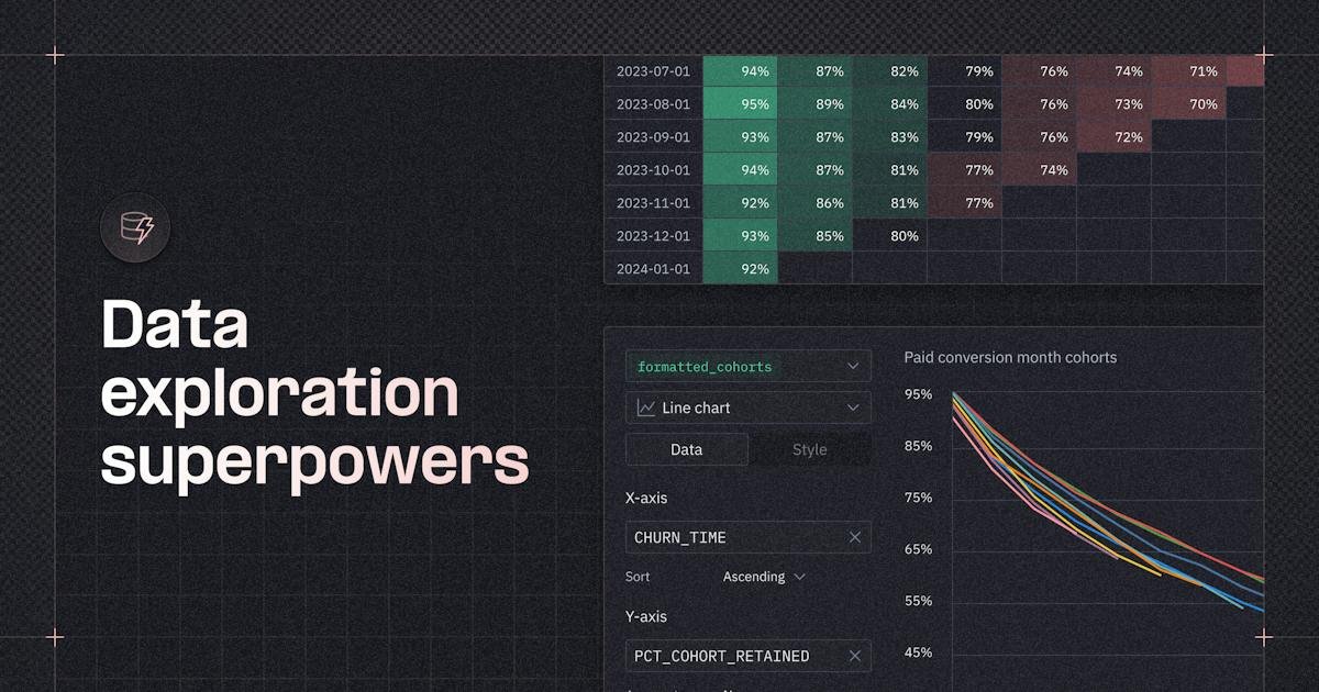 Hex — data notebook and app view