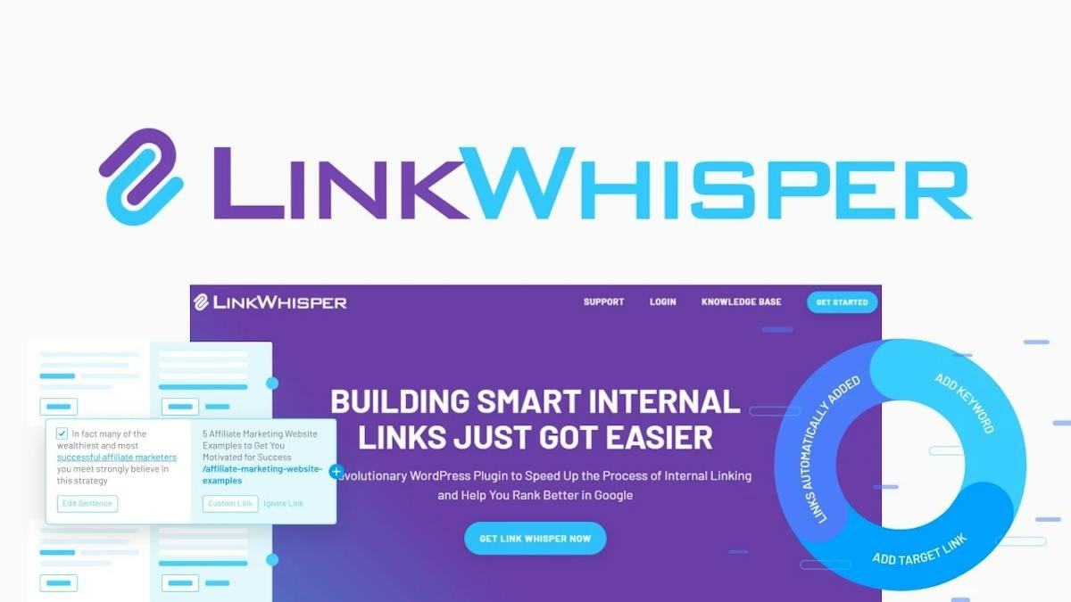 Link Whisper — internal link suggestions inside the editor