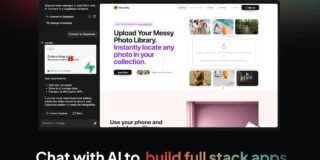 Lovable — conversational app builder generating a full-stack app