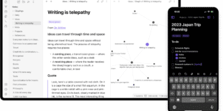 Obsidian — linked notes graph view