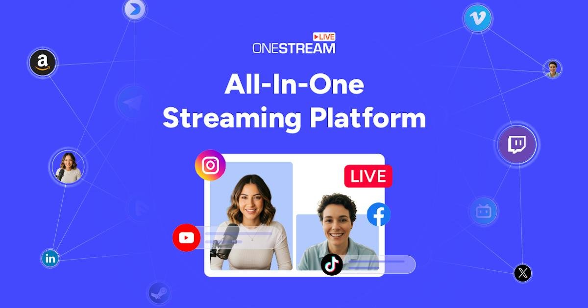 OneStream Live — multistreaming and scheduling dashboard