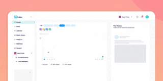 Publer — content calendar and scheduling view