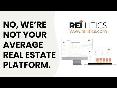 REI Litics — market and location data dashboard for real estate investors