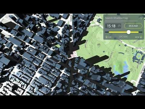 Shadowmap — 3D solar shadow map of a city