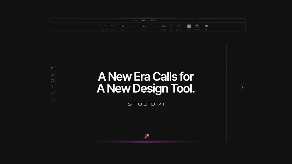 STUDIO — AI web design canvas
