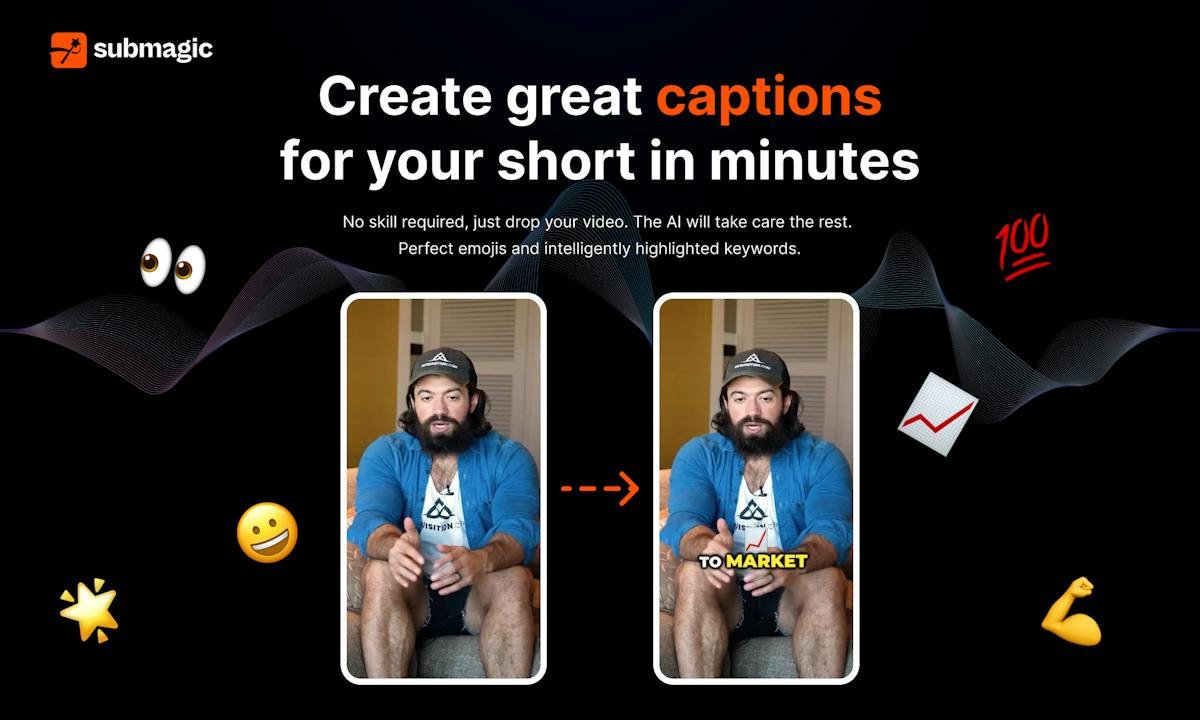 Submagic — AI caption styling editor