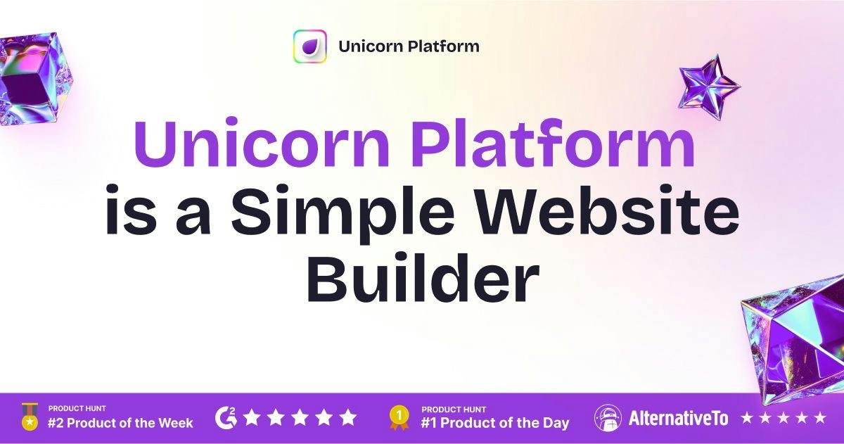 Unicorn Platform — AI-assisted landing page builder
