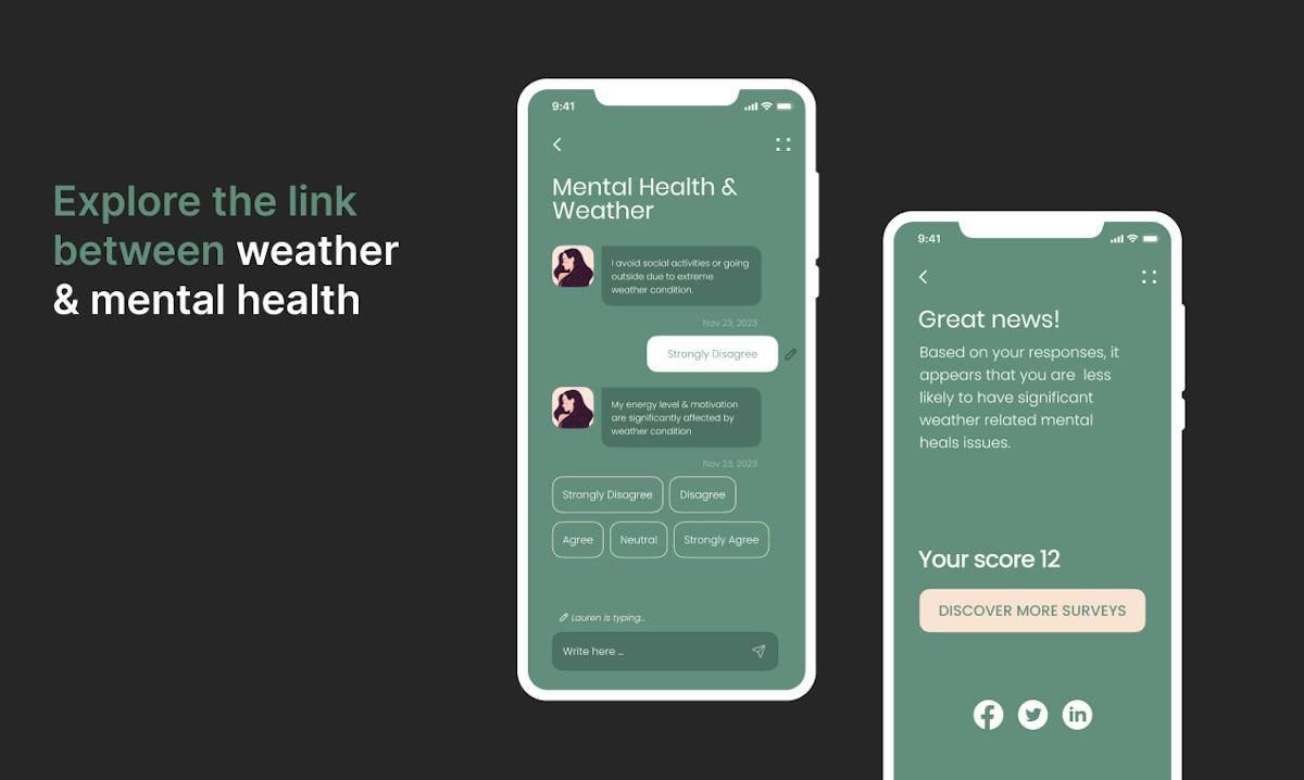 WeatherMind GPT — weather and mood self-assessment survey