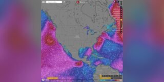 Windy — animated weather map with layered forecast data