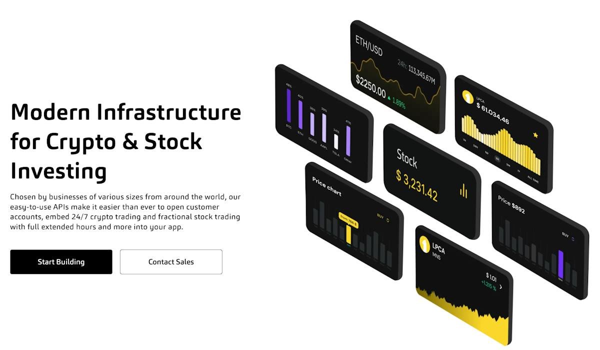 Alpaca — trading API dashboard