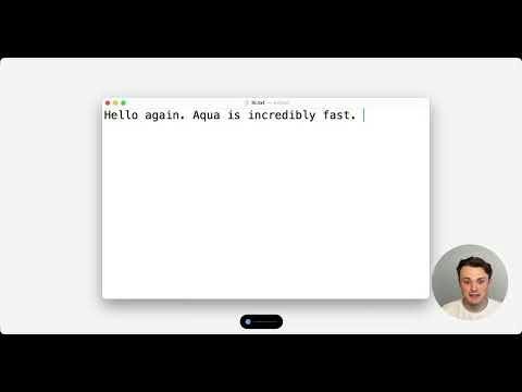 Aqua Voice — fast voice input into a code editor