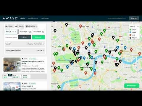 Awayz — cash vs award hotel pricing comparison