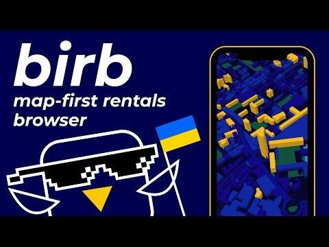 birb — 3D map rental browser for London