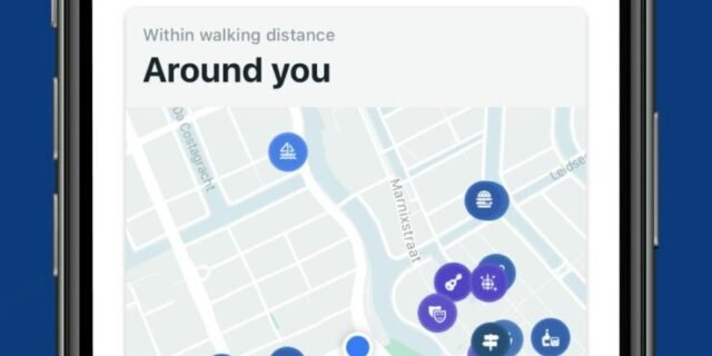 Booking.com — hotel search results and booking screen