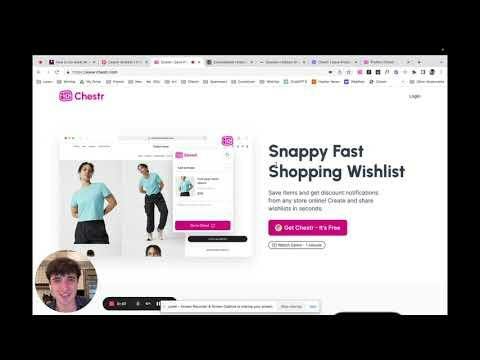 Chestr — a saved wishlist with price-drop notifications