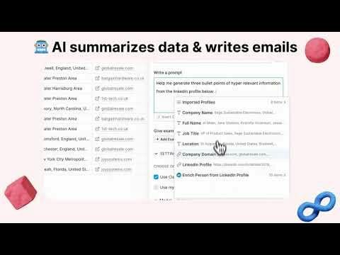 Clay — enriched lead workspace view