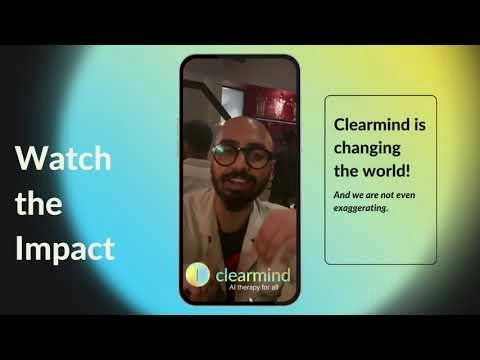 Clearmind — mood tracking dashboard view