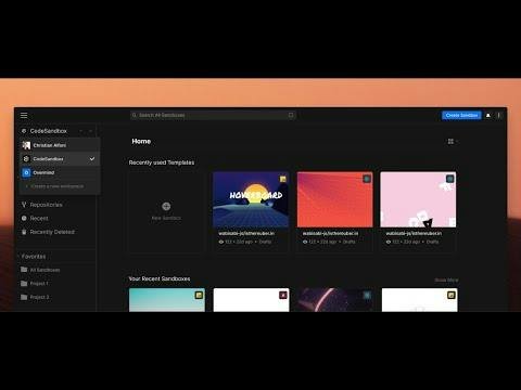 CodeSandbox — collaborative browser sandbox