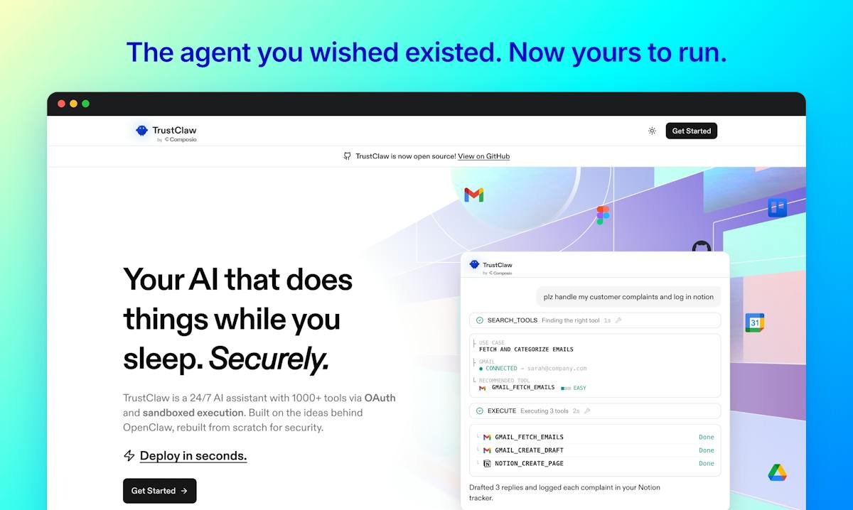 Composio — connecting an AI agent to third-party tools