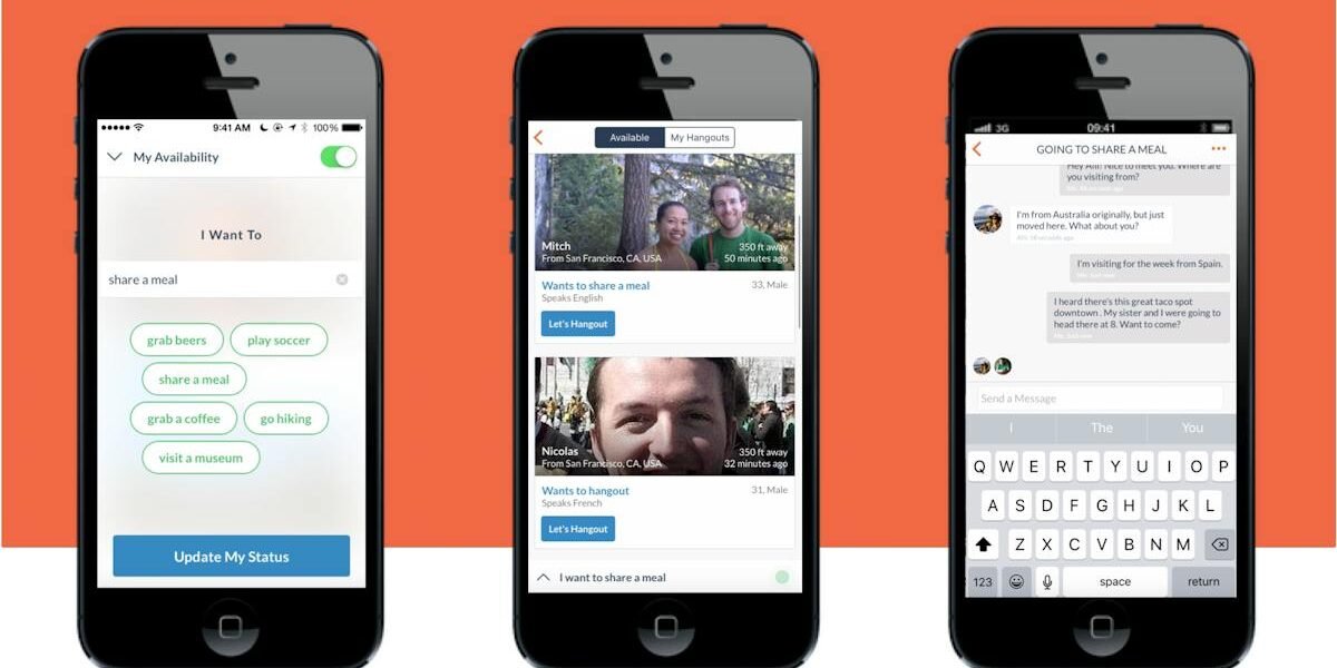 Couchsurfing — host profile and stay request view