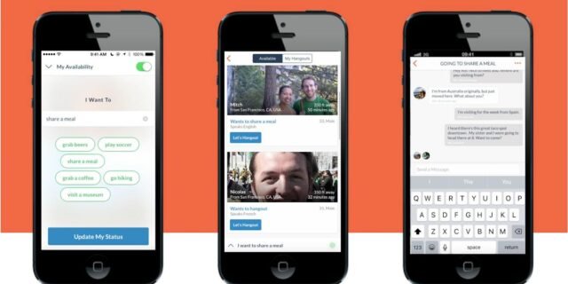 Couchsurfing — host profile and stay request view