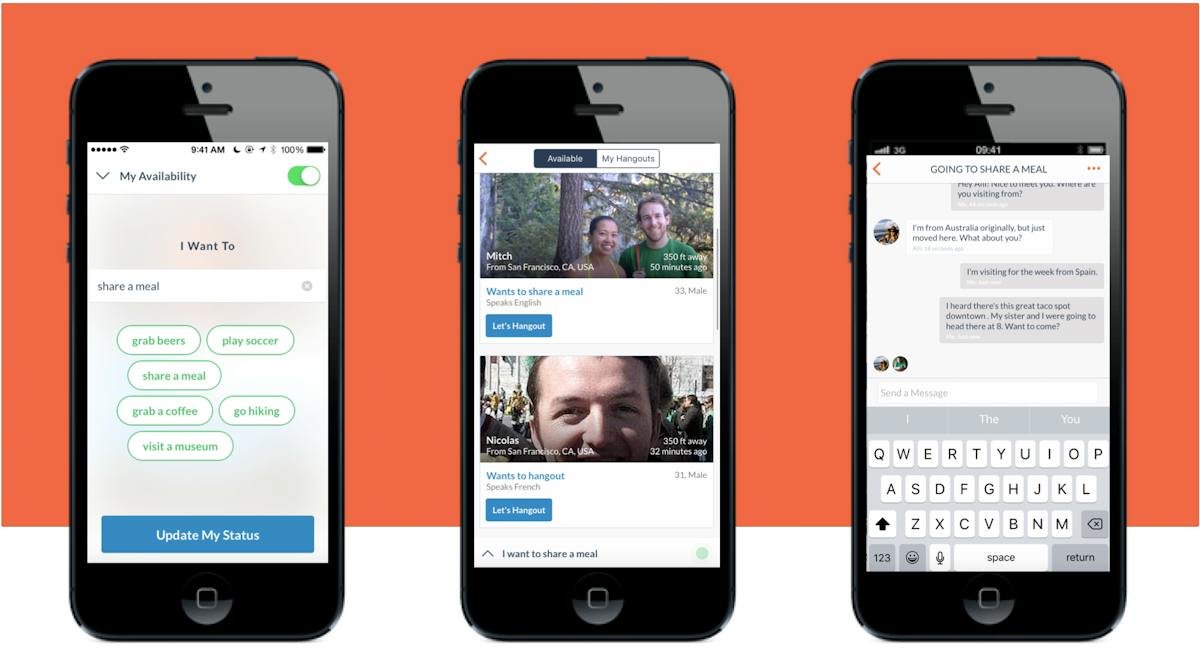 Couchsurfing — host profile and stay request view