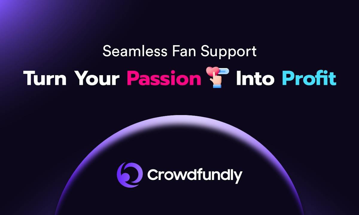 Crowdfundly — creator hub page view