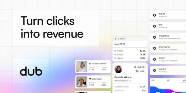 Dub — partner program tracking dashboard