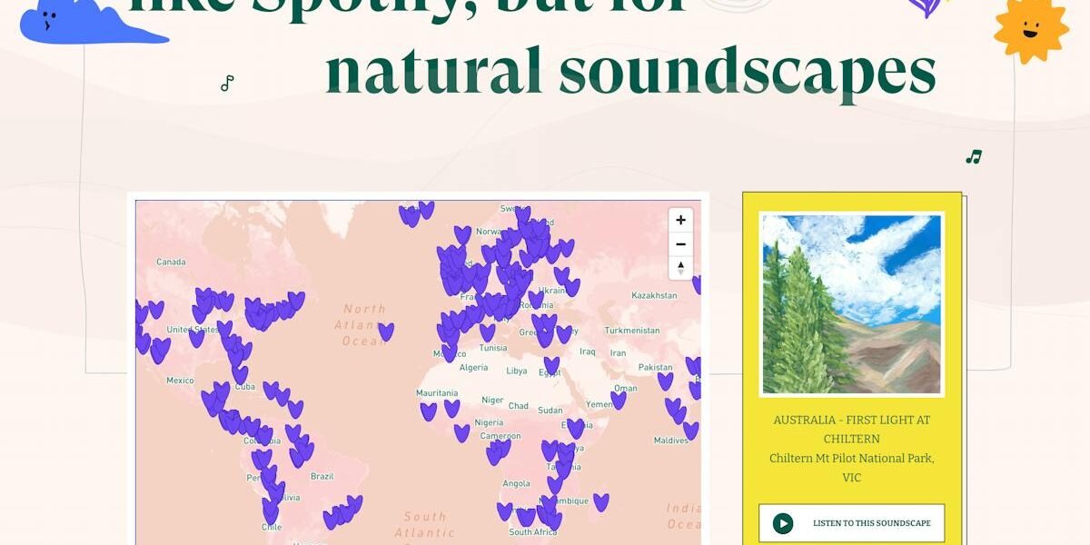 Earth.fm — nature soundscape player