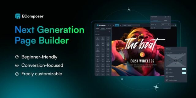 EComposer — drag-and-drop page builder for Shopify