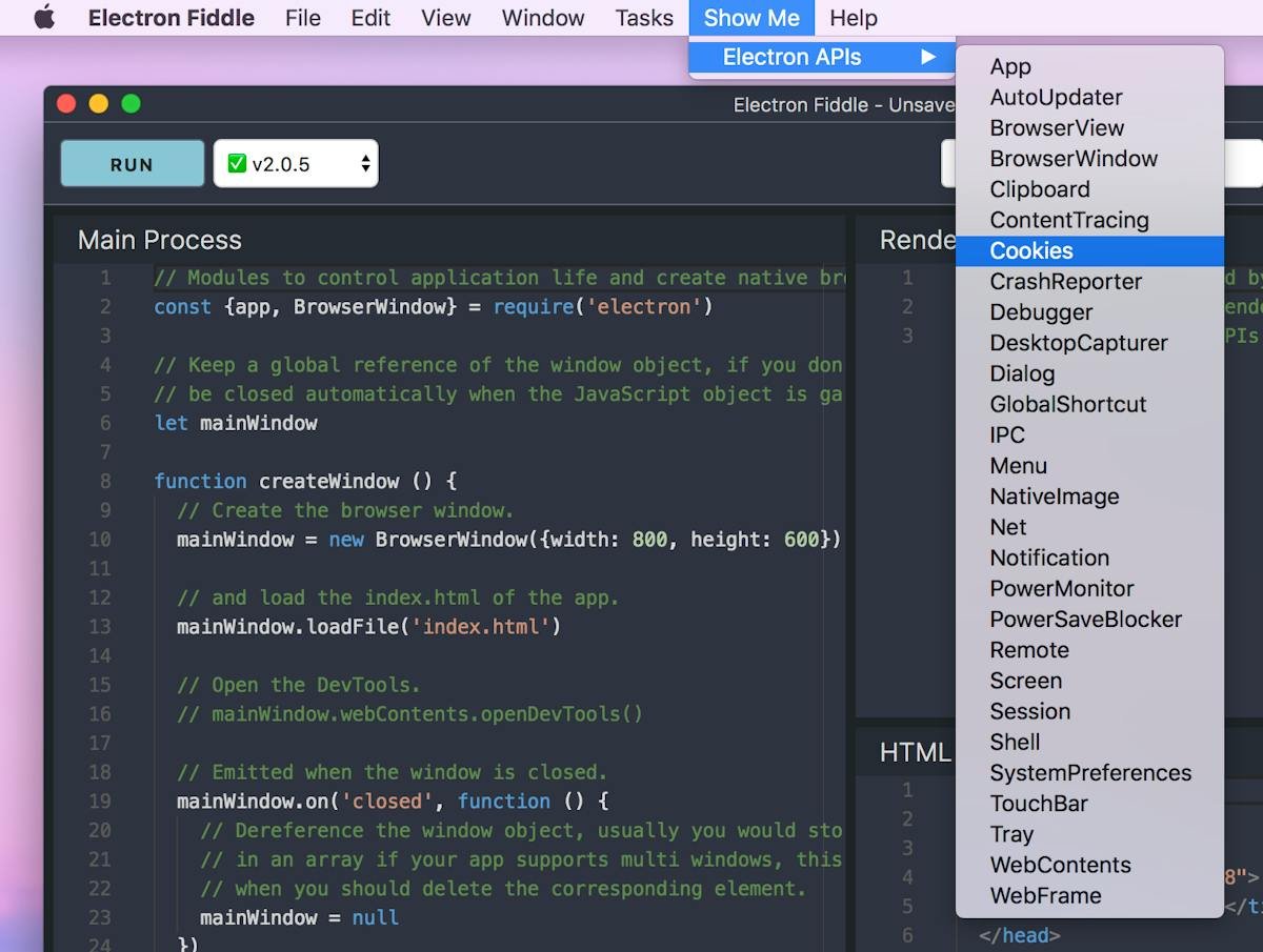 Electron Fiddle — quick-start experiment template