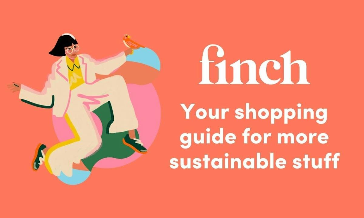 Finch — a sustainability score shown next to a product listing