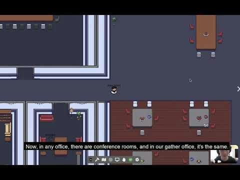 Gather Town — spatial virtual world view