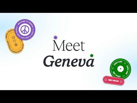 Geneva — group chat and events screen