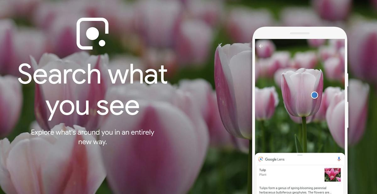 Google Lens — camera-based landmark and text search