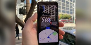 Google Maps — navigation and place discovery view