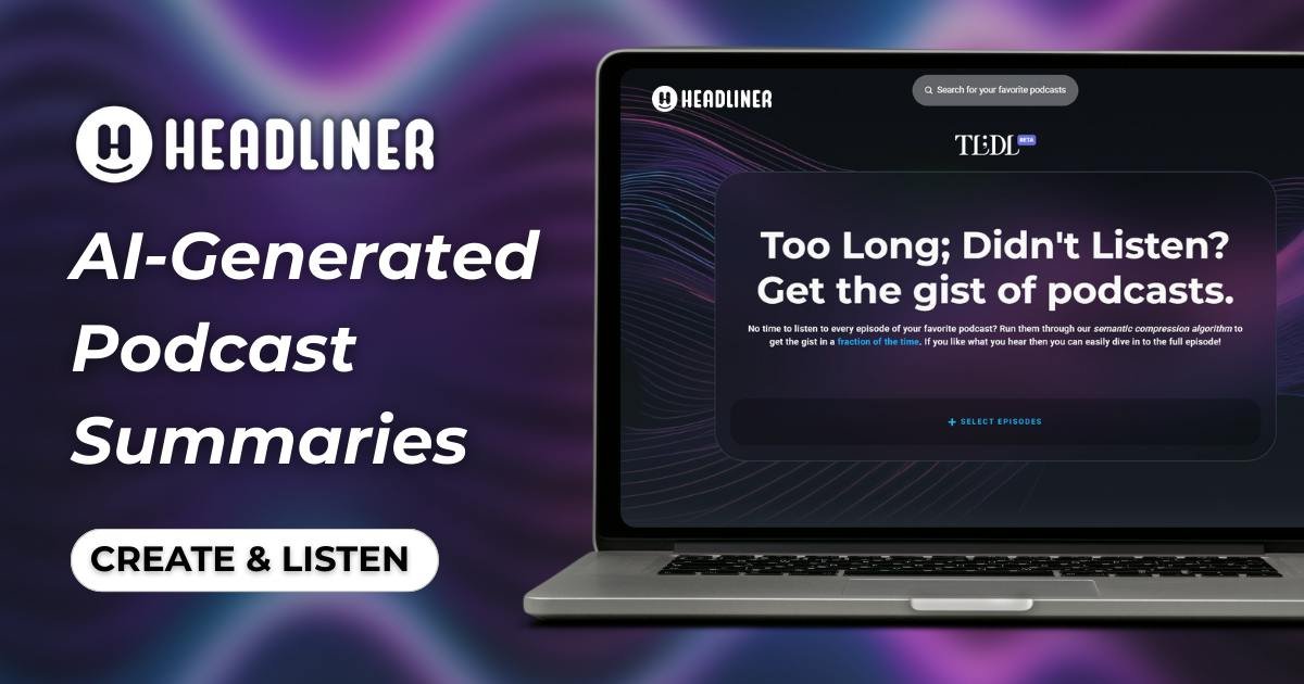 Headliner — audiogram video clip editor for podcasts
