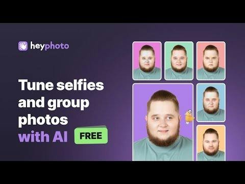 HeyPhoto — slider-based facial adjustment tool