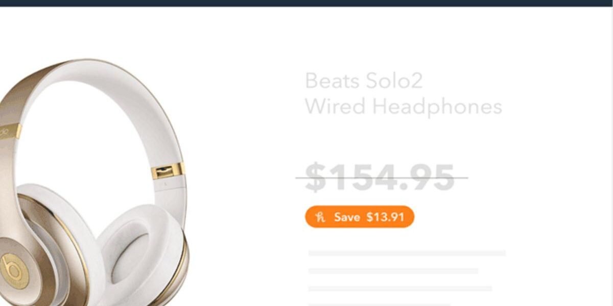 Honey — automatically applying a coupon code at checkout