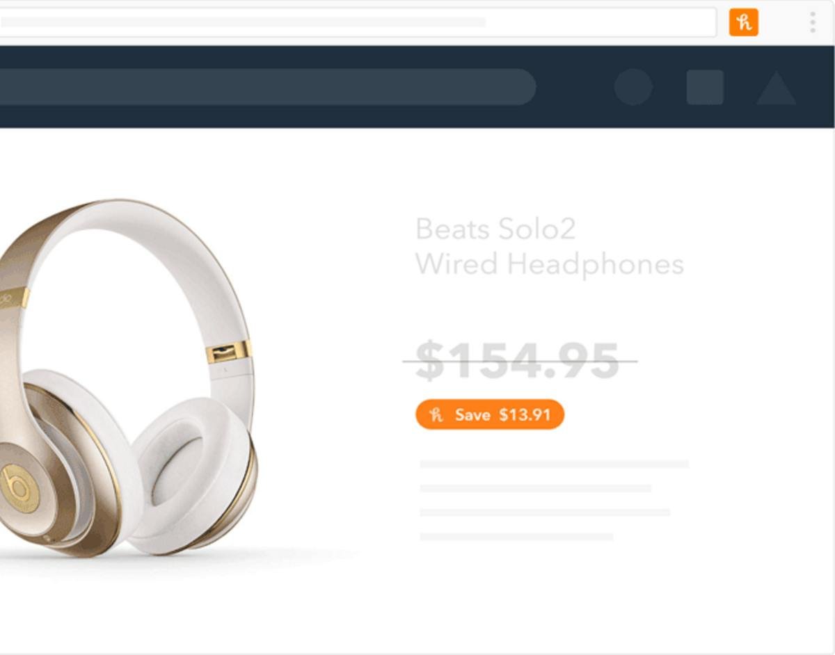 Honey — automatically applying a coupon code at checkout