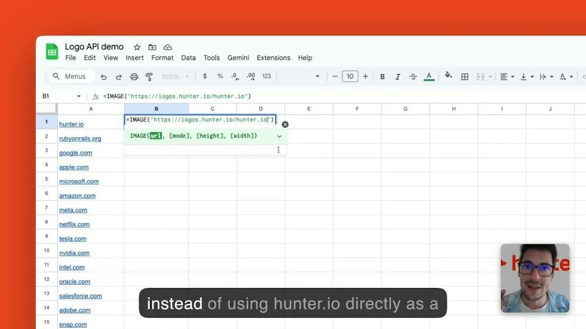 Hunter — email finder and verification results