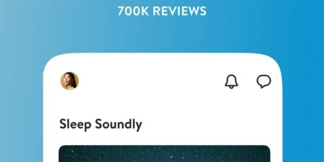 Insight Timer — sleep content library view