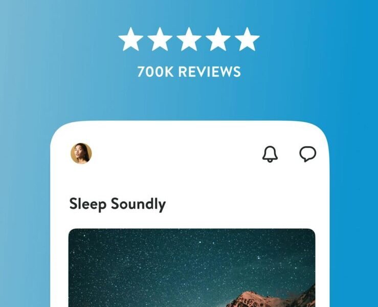 Insight Timer — sleep content library view