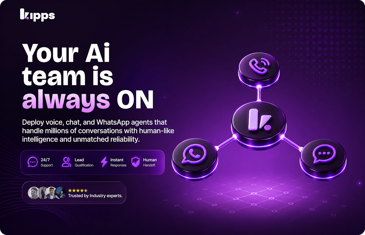 Kipps AI — WhatsApp and voice agent setup