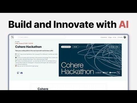 lablab.ai — AI hackathon listing view