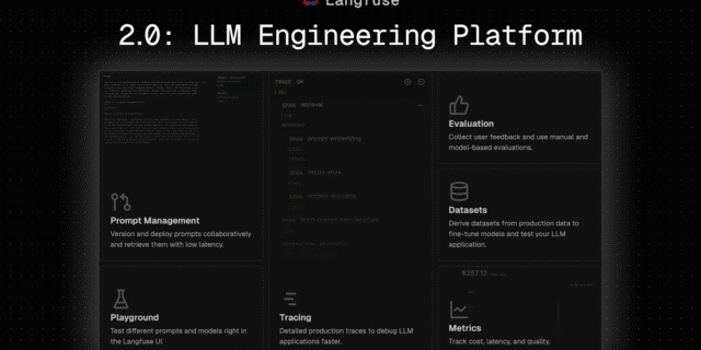 Langfuse — LLM tracing and evaluation dashboard